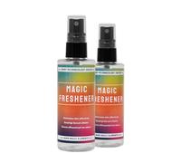 Bama Magic Freshener - Desodorante para zapatos y textiles biodegradables, efecto duradero, dermatológicamente probado, pH neutro, 2 x 100 ml, transparente, 100 ml (2er Pack)