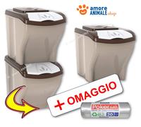 Bama Papelera Poker Pet Para Recogida Selectiva → 3 Cubos De 60 Litros