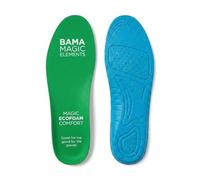 Bama Plantillas Cómodas Mágicas - Acolchadas de Espuma Ecológica con Cámaras de Micro-Aire - Transpirables y Reutilizables - Verde/Azul - 37/38 EUR