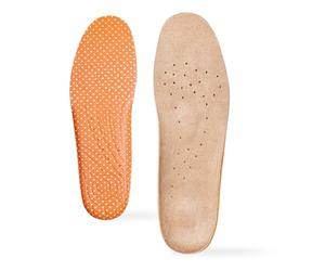 Bama Plantillas Memory Foam - Plantillas Zapatos Acolcahadas Transpirables para Alivio de la Presión del Pie - Unisex, Marrón/Naranja 44/45 EUR