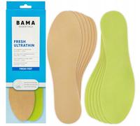Bama Plantillas Ultrafinas para Zapatos - Unisex Ultrafinas para Calzado Dermatológicamente Probadas para Pies Frescos 6 Pares - 43/44 EUR