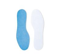 Bama Standard FRESH’INS plantillas ultrafinas para zapatos 6 pares - plantillas absorbentes de humedad, perfumadas y antideslizantes, blanco/azul - EUR 39/40