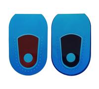 BAMA Taloneras de Gel - Almohadillas Amortiguadoras para Alivio del Talón - Plantillas Autoadhesivas para Uso Diario y Deportivo - Transparentes y Flexibles - 1 par - para Adultos