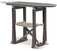 Bama Trend - Tabla de planchar, plástico, Gris, 137 x 40 x 92 cm, tórtola