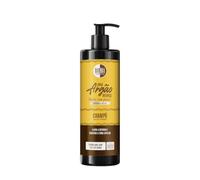 Bamba Cosmetics Champô Linha Argão Intenso, Nutrição & Brilho, Formulado con Óleo de Argão, Cabelo Seco e Danificado