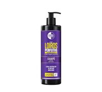 Bamba Cosmetics Champô Loiros Perfeitos, Matização e Brilho, Neutraliza Reflexos, con Proteína de Trigo