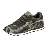 Bambas Mujer - Pareja Ocio Mujeres Hombres con Cordones Viajes Suela Blanda Zapatos Cómodos Zapatos De Gamuza Al Libre Runing Deportes Zapatillas Transpirables (Army Green 44)