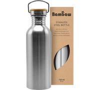 Bambaw Botella de Acero Inoxidable 750 ml - Natural Steel Bambaw