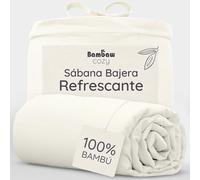 Bambaw Sabana Bajera 150x200 Bambu Cama 150 cm, Bolsillo de 35cm, Sabanas Fria para el Verano, Sábanas de Bambu 150 cm Hipoalergénicas y Antiácaros, Certificadas Oeko-Tex® Standard 100 (Gris Claro)