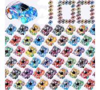 Bambebe 100PCS Coches de Juguetes para Niños 2 años, Mini Vehículosn, Coches Bebe 12 18 Meses, Pull Back Car Toy