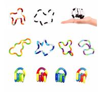 Bambebe Fidget Toys - Juego de 10 juguetes sensoriales para niños y adultos, para el autismo, TDAH, alivio del estrés, juguete sensorial para niños y adultos, coordinación de ojos y manos