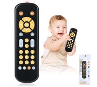 Bambebe Juguete de Control Remoto de TV para Bebés con Luz y Sonido, Juguetes Musicales para Niños, Juguetes con Sonido Sensorial Regalos de Educación Temprana para Niños y Niñas 6 Meses +
