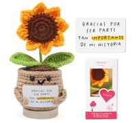 Bambebe Patata Positiva Hecha a Mano - Positive Potato con Mensaje - Regalo Agradecimiento para Amiga, Compañera, Profesora - Cumpleaños, Navidad, Día de la Madre