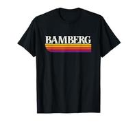 Bamberg Alemania Retro Graphic - Bamberg Bayern Deutschland Camiseta