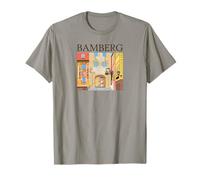 Bamberg, Baviera, Sur de Alemania, Dibujo a Mano Camiseta
