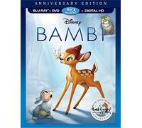 BAMBI (Blu-ray) Hardy Albright Peter Behn Tim Davis Ann Gillis (Importación USA)