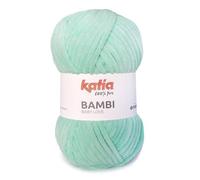 BAMBI de Lanas Katia. Ovillo de color aguamar Cod.341