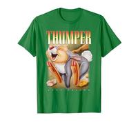 Bambi Thumper Montage Camiseta, Hombre, Verde Kelly, XXL