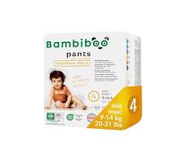 Bambiboo Pañales de Bambú - Pañales para Bebés - Protección de la Piel - Alta Absorción - Talla 4 (maxi), 16 unidades