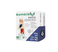 Bambiboo Pañales de Bambú - Pañales para Bebés - Protección de la Piel - Alta Absorción - Talla 6 (XXL), 15 unidades