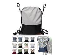 BambiniWelt by Rafael K. Bolso cambiador [organizador para cochecito] Bolsa para cochecito de bebé con soporte para bebidas universal con cremallera, Modelo 5, Bolsa de cochecito de