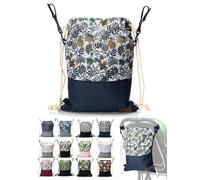 BambiniWelt by Rafael K. Bolso cambiador [organizador para cochecito] Bolsa para cochecito de bebé con soporte para bebidas universal con cremallera, Modelo 12, Bolsa de cochecito de