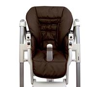 BambiniWelt Cojín de asiento, funda de repuesto para trona Peg Perego Prima Pappa Diner, 9 colores marrón marrón