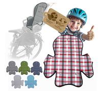 BAMBINIWELT - Funda de cojín de repuesto para asiento de bicicleta, compatible con Römer Jockey Design MOD 5 (gris, rojo, blanco a cuadros)