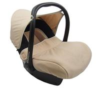 Bambiniwelt - Funda de repuesto compatible con Maxi-Cosi CabrioFix para portabebés, 7 piezas, color negro y beige