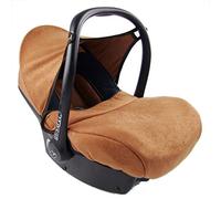 Bambiniwelt - Funda de repuesto compatible con Maxi-Cosi CabrioFix para portabebés, 7 piezas, juego completo (negro y marrón)