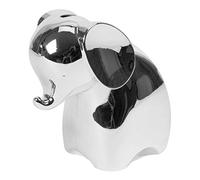 Bambino Bañado En Plata Elefante Hucha Caja De Ahorros