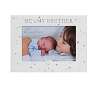 Bambino Me and My Brother - Marco de fotos con molde de resina con icono de peluche elevado