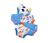 Bambino Mio Braguitas de entrenamiento, paquete de 5 (3-4 años - Azul Pop) Reutilizables para bebés y niños pequeños, niños y niñas