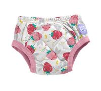Bambino Mio Calzoncillos de aprendizaje reutilizables para bebé y niño pequeño, 3-4 años, Fresas rosas, niños y niñas, ropa interior para dejar el pañal