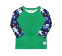 Bambino Mio, Camiseta Bañador de Manga comprida con protección Solar UPF40+, Exploradores Marinos, (6-12 Meses)