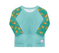 Bambino Mio, Camiseta de baño de Manga Larga con protección Solar UPF 40+ (6-12 Meses) Gatos Guays - para bebés y niños pequeños