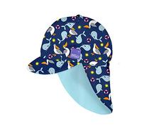 Bambino Mio, Gorro de Sol Reversible con protección Solar y de Cuello - Náutico, 0-12 Meses, protección UPF 40+, para bebé y niño pequeño