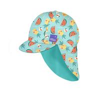 Bambino Mio, gorro de sol reversible con protección solar y de cuello - Tropical, 1-3 años, protección UPF 40+, para bebé y niño pequeño