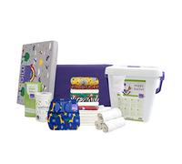 Bambino Mio, mioduo set para principiantes de pañales reutilizables, fiesta del safari