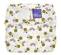 Bambino Mio, Miosolo Classic - Pañal reutilizable todo en uno, sin productos químicos ecológicos (colmena de abejas, talla única)
