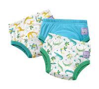 Bambino Mio, pack de 3 calzones de entrenamiento reutilizables (4-5 años) VIDA SALVAJE - ropa interior para dejar el pañal, pantalones papa niños y niñas, niños pequeños
