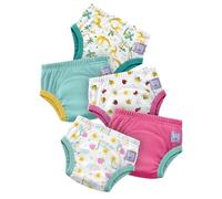 Bambino Mio, pack de 5 calzones de entrenamiento reutilizables (3-4 años) FIESTA EN EL JARDÍN - ropa interior para dejar el pañal, pantalones papa niños y niñas, niños pequeños