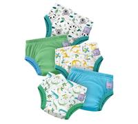 Bambino Mio, pack de 5 calzones de entrenamiento reutilizables (3-4 años) VIDA SALVAJE - ropa interior para dejar el pañal, pantalones papa niños y niñas, niños pequeños
