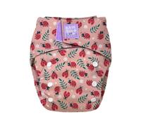 Bambino Mio, pañal reutilizable revolucionario - Mariquita Adorable, pañal ecológico, lavable y sin químicos, desde recién nacido hasta niño pequeño, bebé