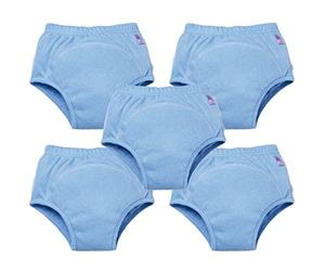 Bambino Mio Potty Training Pack de 5 Pañales de Aprendizaje, Azul (Blue), 2-3 Años