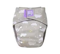 Bambino Mio, Revolucionario pañal reutilizable, sostenible, lavable, sin químicos, ecológico para recién nacidos a niños pequeños (En las Nubes)