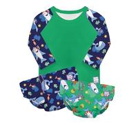 Bambino Mio, Set De Natación, Combo de camiseta bañador y pañal bañador, Exploradores Marinos, (1-2 años)