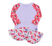Bambino Mio, Revolucionario Set de natación Reutilizable - Marítima, 1-2 años, 2 pañales de natación y Camiseta bañador, bebé y niño pequeño, protección Solar UPF 40+