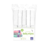 Bambino Mio Toallitas Bebé Reutilizables Secas, Pack 10 - nieve | Toallitas reutilizables para bebé, suaves y prácticas. Pack 10, ideales para cambios diarios en casa o de viaje.