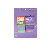 Bambino Mio Toallitas Bebé Reutilizables Secas, Pack 10 - nubes | Toallitas reutilizables para bebé, suaves y prácticas. Pack 10, ideales para cambios diarios en casa o de viaje.